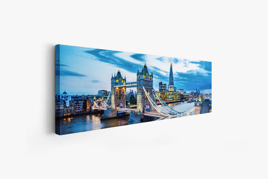 Wandbild-London Skyline auf Leinwand-Gedrucktes Kunstwerk