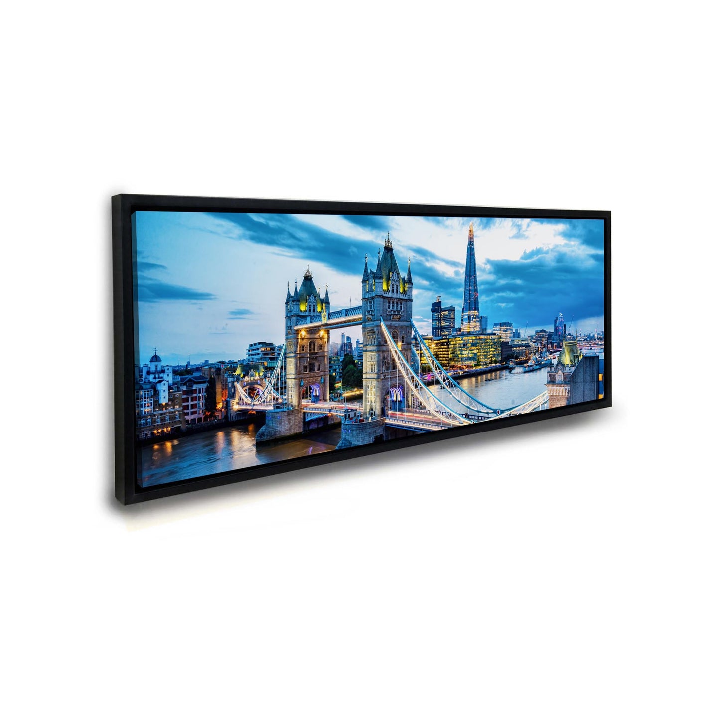 Wandbild-London Skyline auf Leinwand-Gedrucktes Kunstwerk