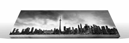Toronto und CN Tower in Schwarz-Weiß – Stadtpanorama