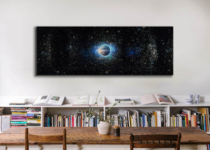 Wal-Kunst-Wo Liebe ist, ist Leben-Leinwandbild