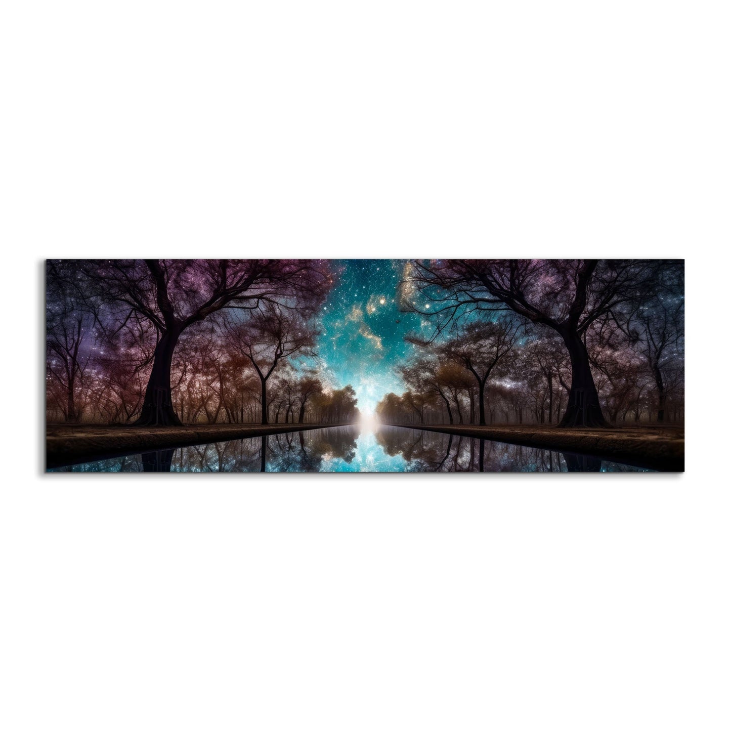 Natur-Wandkunst-Dem Licht entgegen-Großer Leinwanddruck