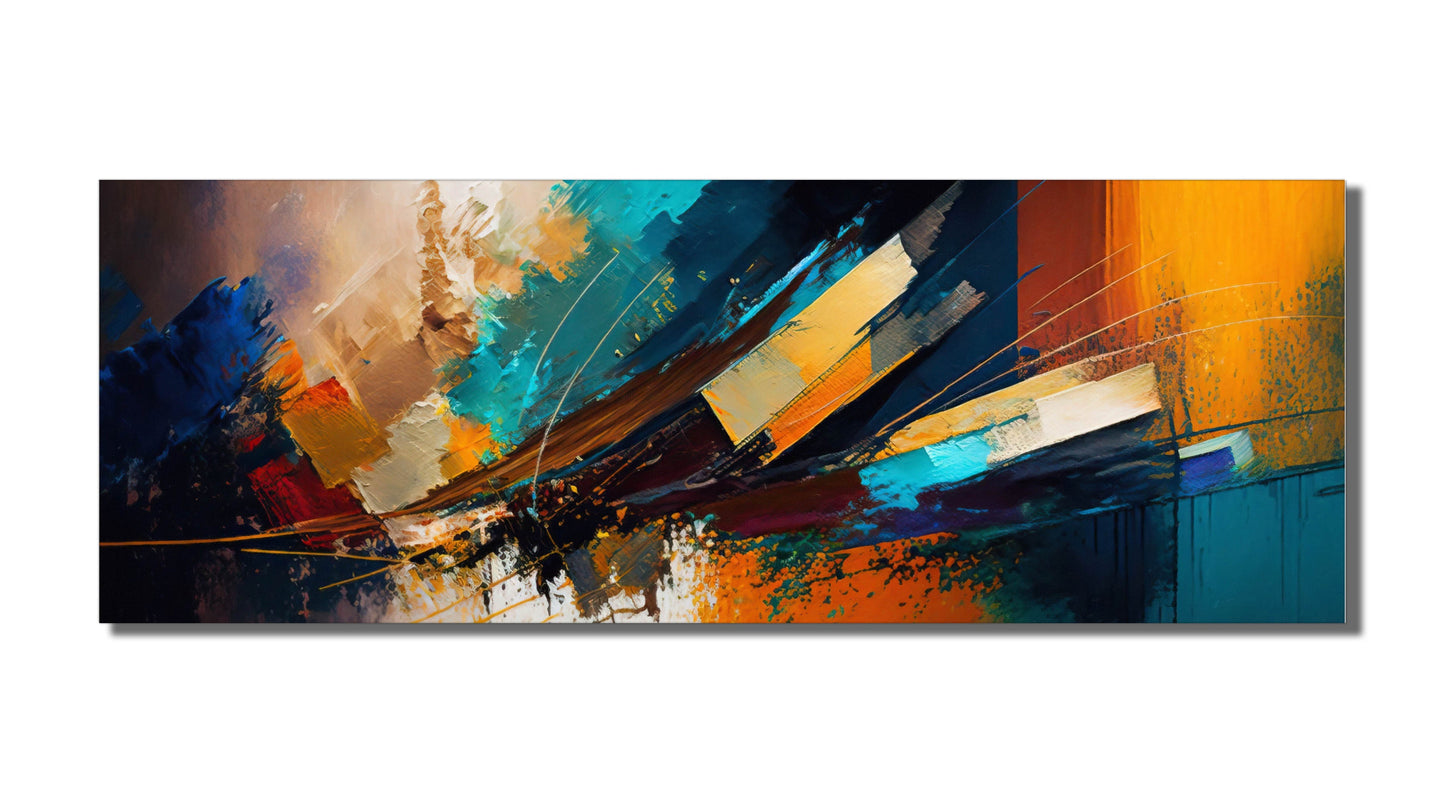 Wandbilder Abstrakt Flügel - Große Leinwand Wandkunst - Fine Art -