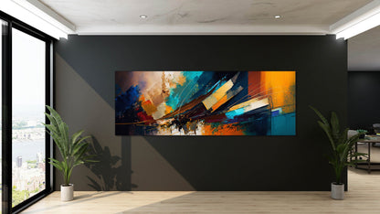 Wandbilder Abstrakt Flügel - Große Leinwand Wandkunst - Fine Art -