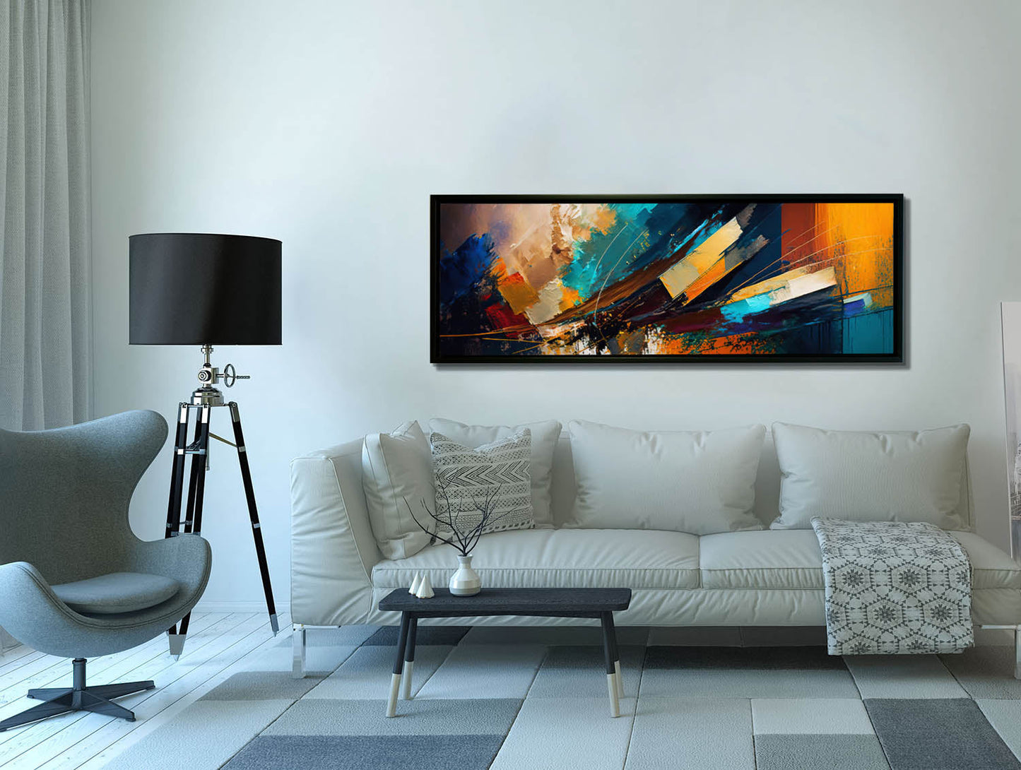 Wandbilder Abstrakt Flügel - Große Leinwand Wandkunst - Fine Art -