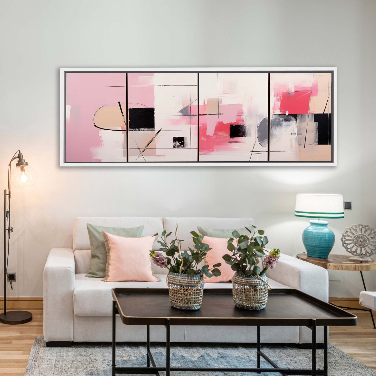 Fine Art- Pastellfarben-Kunstwerke-Wandbilder