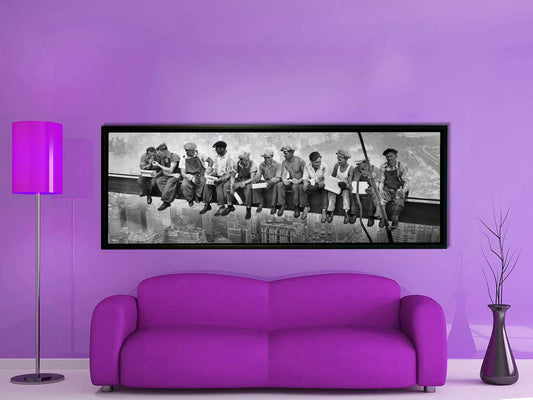 Wandbild – ikonisches „Lunch“-Foto
