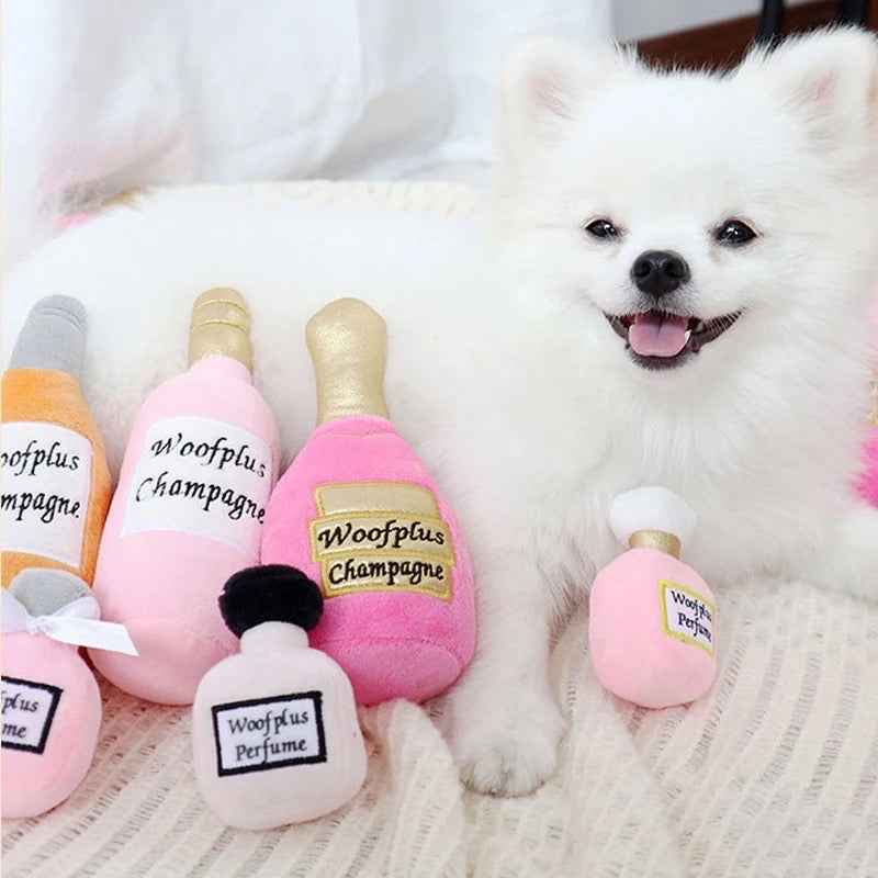 Champagne Doggie Toys – Plush Dog Toys