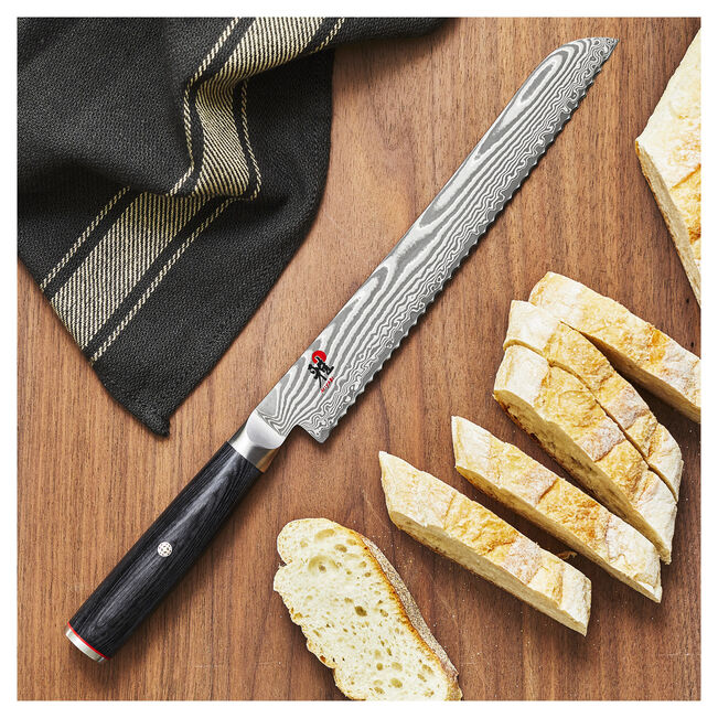 Miyabi Kaizen II Brotmesser 5000FCD 9.5" – FC61, Damaststahl
