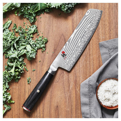 Miyabi Kaizen II 5000FCD Nakiri Messer 16,5 cm – FC61 Kern, Damaststahl