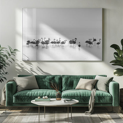 Wall art Flamingos