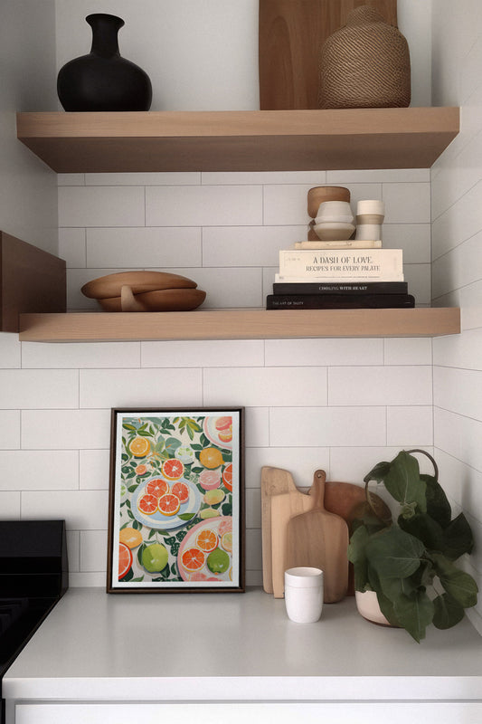 CITRUS DELIGHT, Mischtechnik auf Leinwand