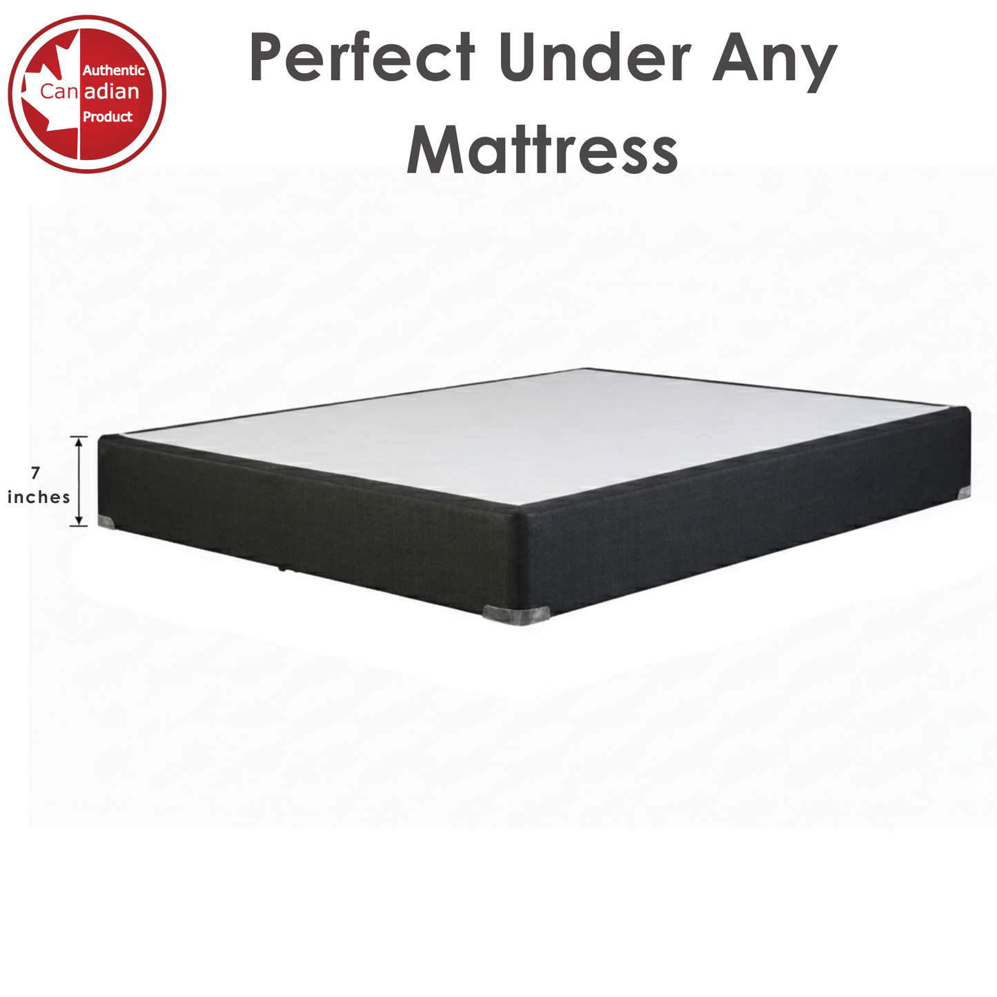 UltraFlex® RADIANCE Mattress and BoxSpring Set - High-Density Natural Blend Foam Encasing, CoolTemp Cooling Gel, Eco-Friendly Orthopedic Mattress With Multiple Spinal Support Zones (Made in Canada)