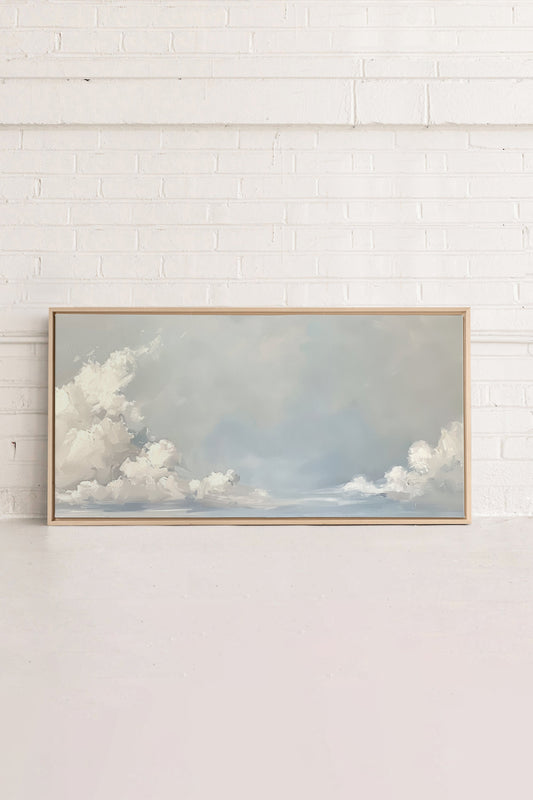 CLOUDSCAPE, Werk auf gespannter Leinwand