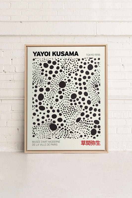 KUSAMA II, Werk auf gespannter Leinwand