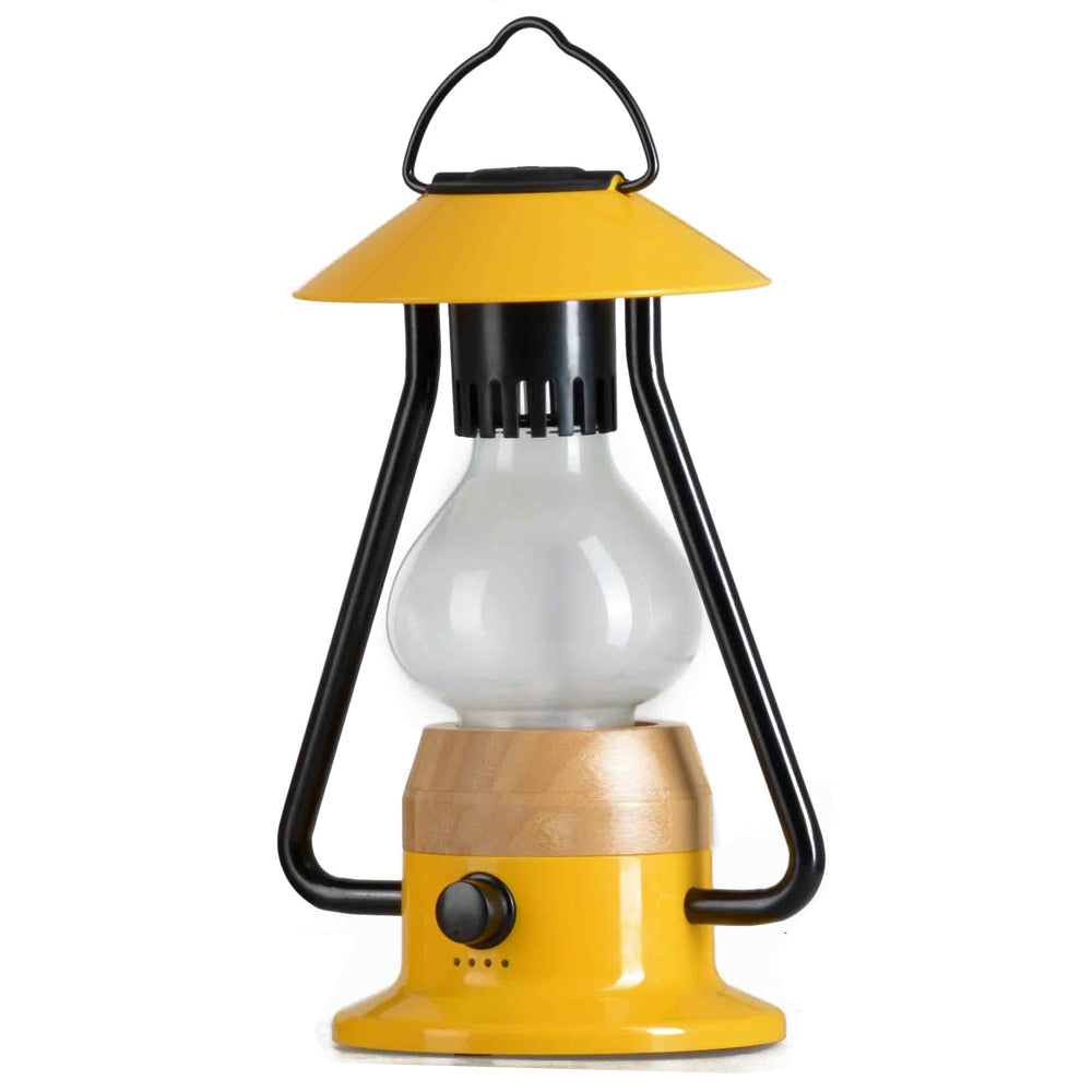 TRU De-LIGHT ROMANTICO LED All-in-One Lampe, wiederaufladbar, Bluetooth-Musiklautsprecher – FEUERROT / GELB / AQUABLAU / GRÜN / SCHWARZ