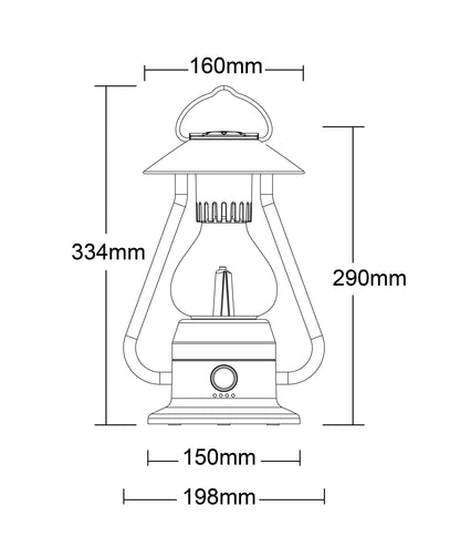 TRU De-LIGHT ROMANTICO LED All-in-One Lampe, wiederaufladbar, Bluetooth-Musiklautsprecher – FEUERROT / GELB / AQUABLAU / GRÜN / SCHWARZ
