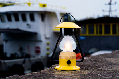 TRU De-LIGHT ROMANTICO LED All-in-One Lampe, wiederaufladbar, Bluetooth-Musiklautsprecher – FEUERROT / GELB / AQUABLAU / GRÜN / SCHWARZ