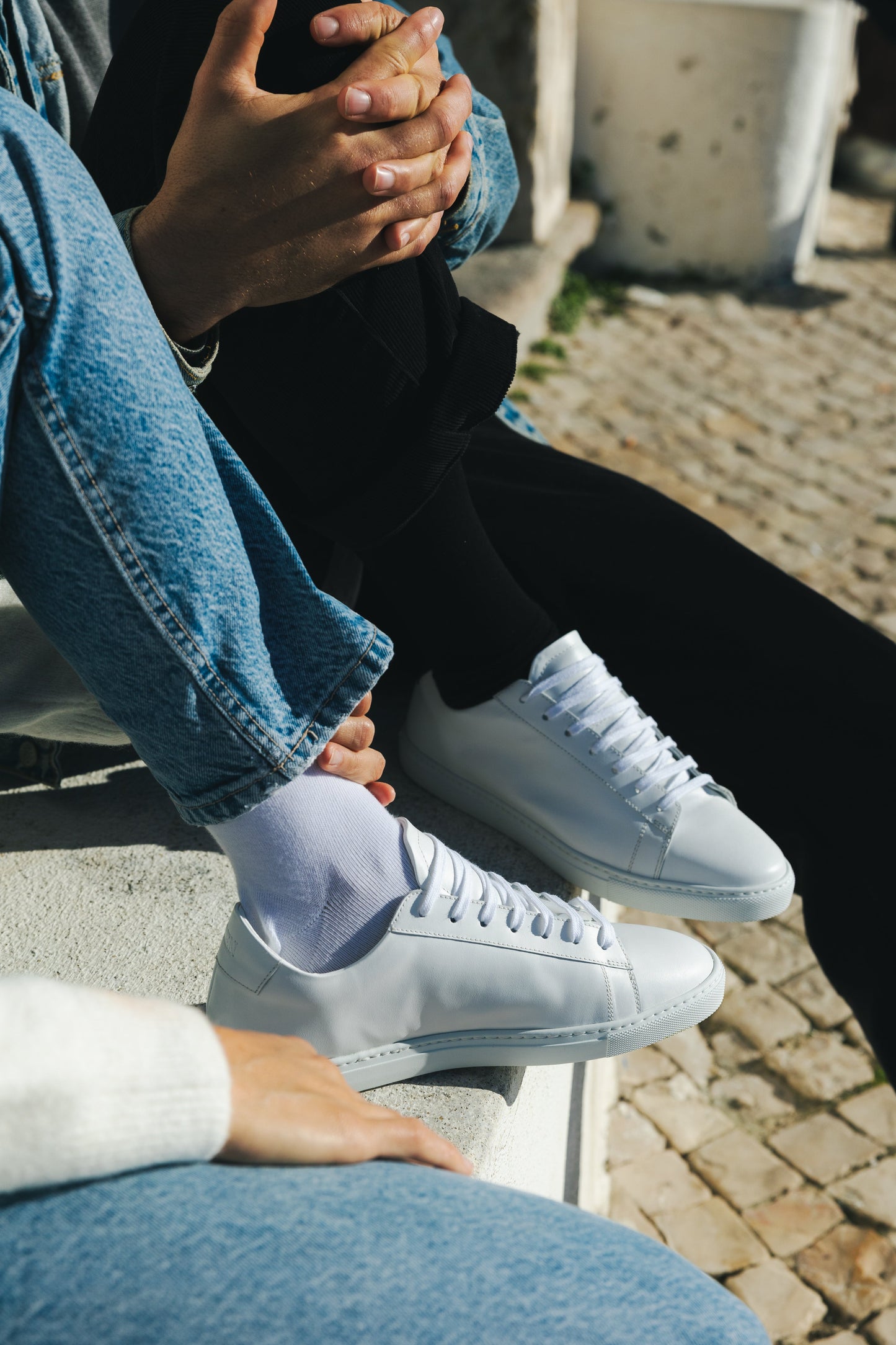 Off White Calfskin Città Sneaker