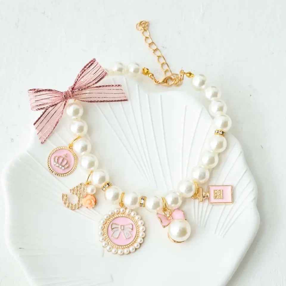 Coco Chewnel Pearl Dog Collar