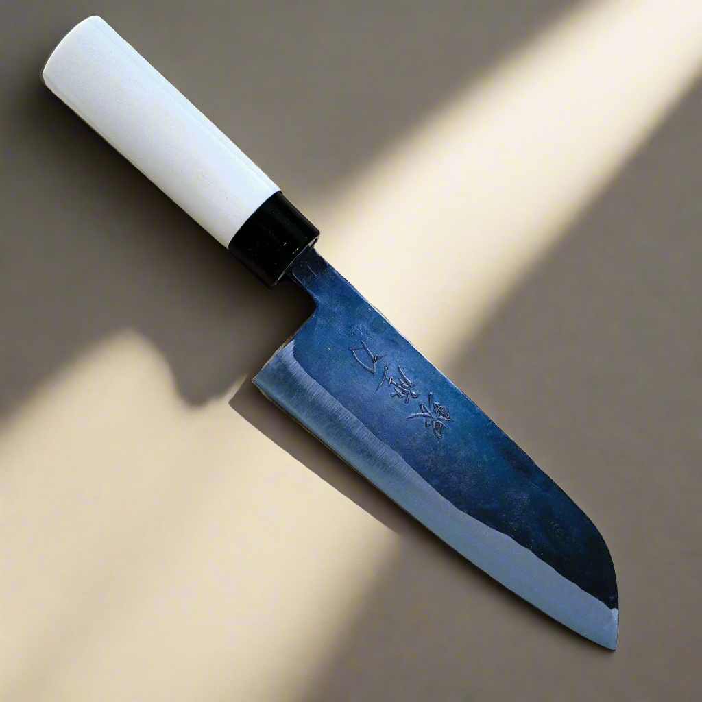 Aogami 165 | Santokumesser 165mm Blau#2 Weicheisenklinge | Hergestellt in Japan