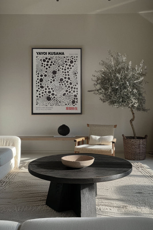 KUSAMA II, Werk auf gespannter Leinwand