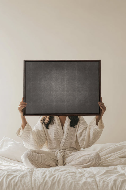 DUNKLES GLÜHEN, Werk auf gespannter Leinwand