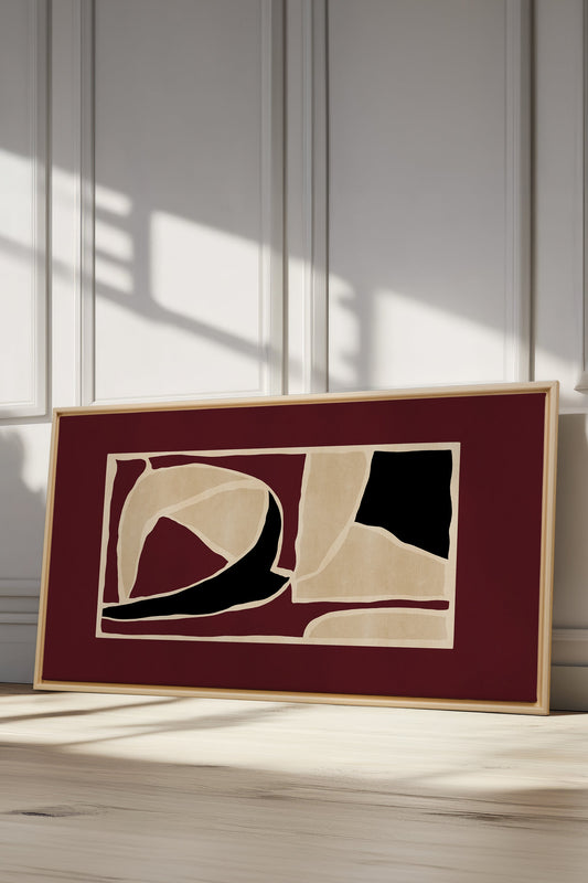 FRAGMENT DER BALANCE, Werk auf gespannter Leinwand