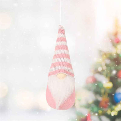 Knitted Christmas Tree Pendant Ornaments – Small Hanging Decor, 3 Styles