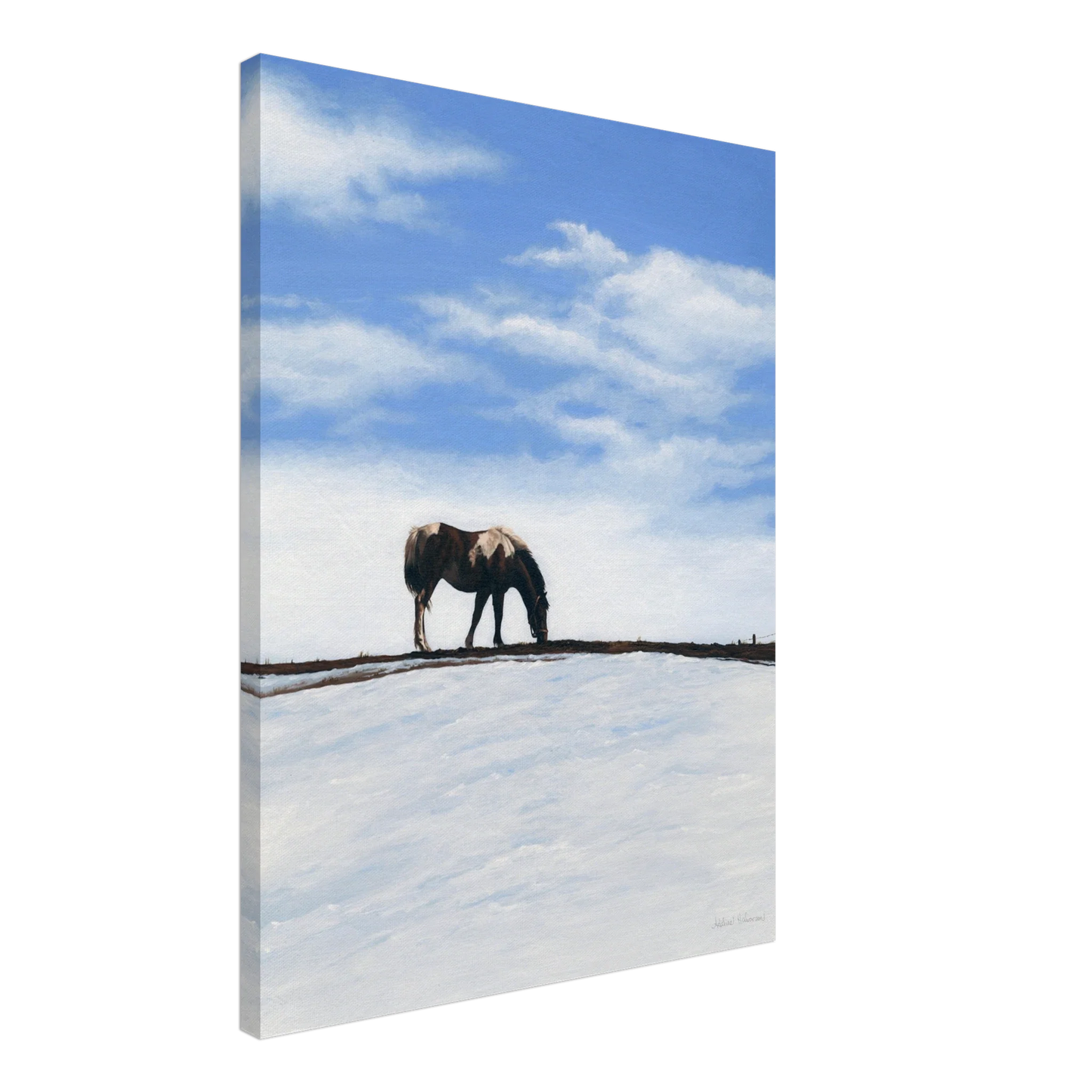 WAITING FOR SPRING Canvas Giclee