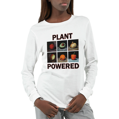 Pflanzenbasierte Langarm-T-Shirt – Bequemes Baumwoll-T-Shirt