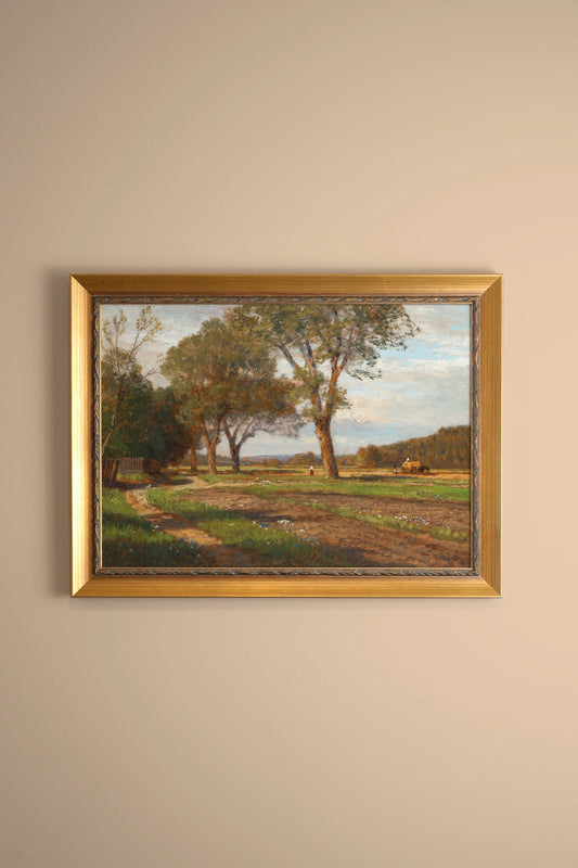 GESÄNGE DER ERDE, VINTAGE-RAHMEN GOLD
