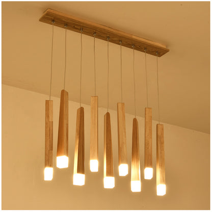 Nordic Wood Matchstick Pendant Light