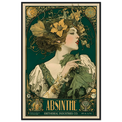 L’Absinthe d’Ombre - Poster & Framed Print