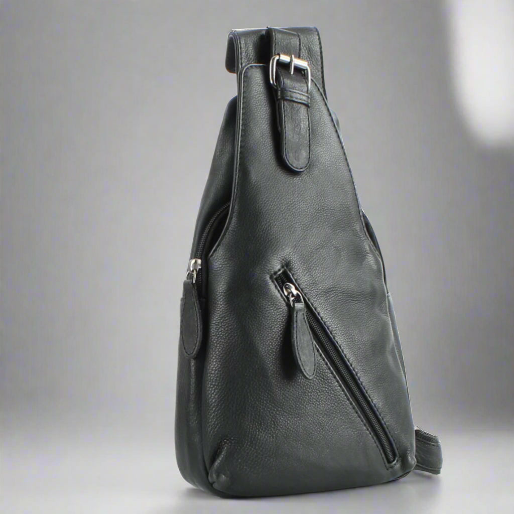 Premium Leather Sling Bag | Backpack | Crossbody Messenger Bag