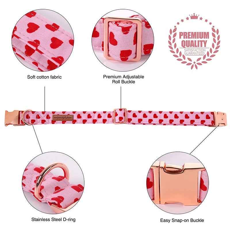 Heart Collar Bowtie