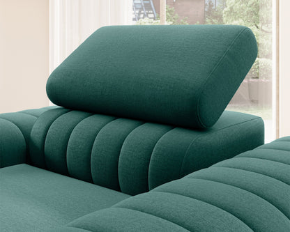 Laurence Modern Akzentstuhl – Tealgrün