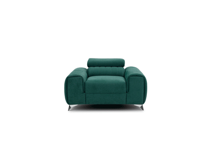 Laurence Modern Akzentstuhl – Tealgrün