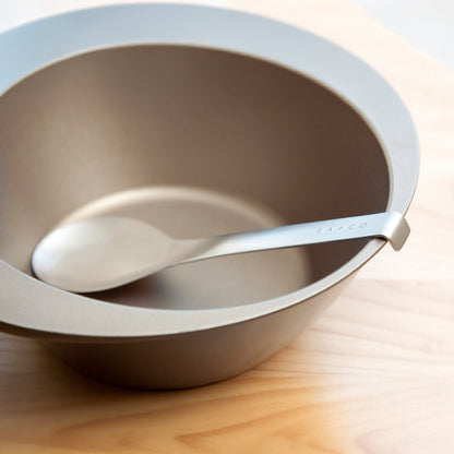 Eatoco Edelstahl Servierlöffel – Japan Suqu – (230 mm)
