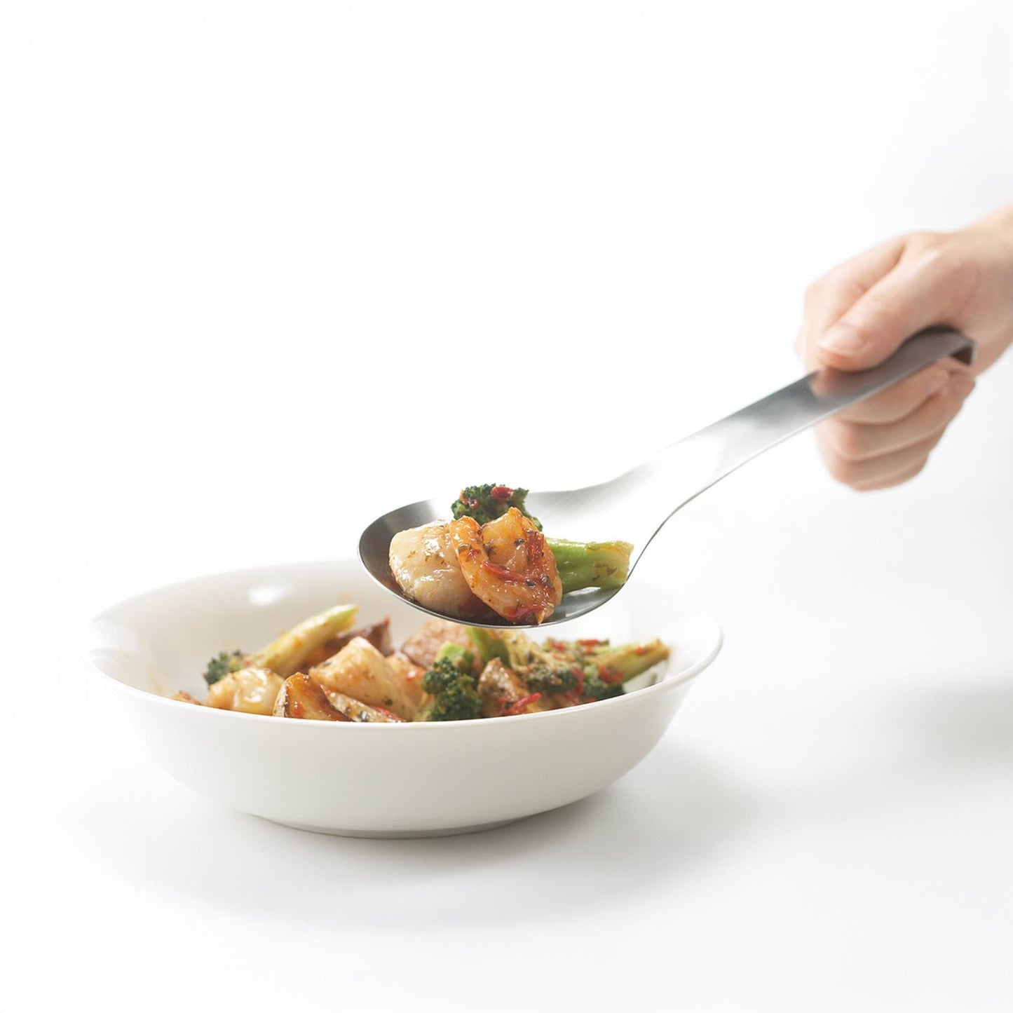 Eatoco Edelstahl Servierlöffel – Japan Suqu – (230 mm)
