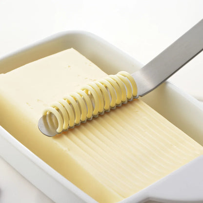 Eatoco Nulu Buttermesser – Japanischer Edelstahl-Butterkräusler & -streicher