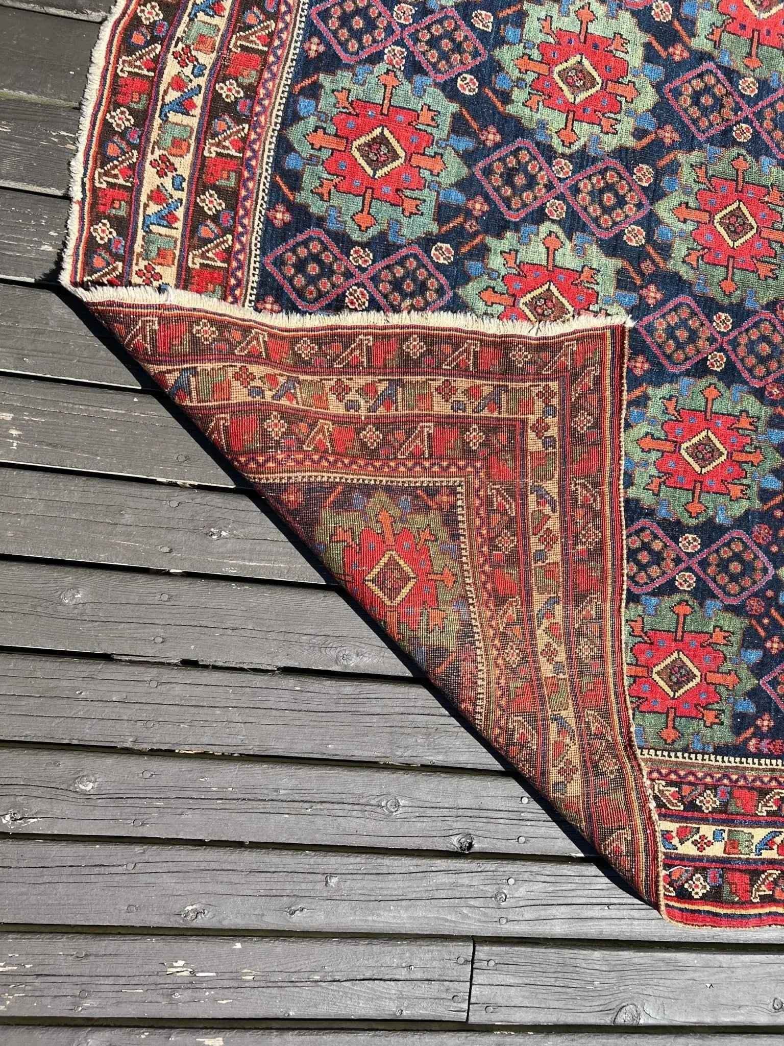 Antique Afshar Rug | 4' 3" x 5' 11"
