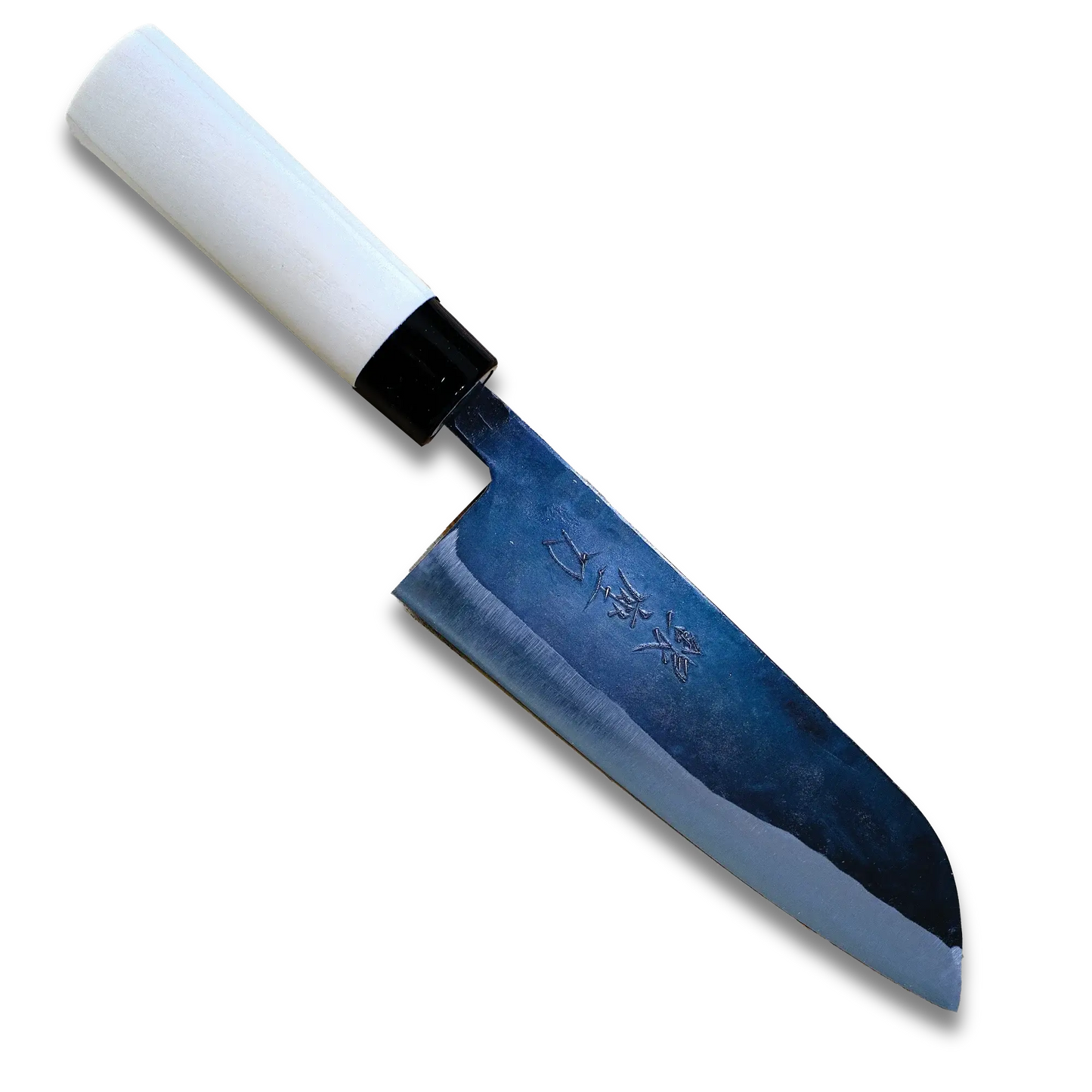 Aogami 165 | Santokumesser 165mm Blau#2 Weicheisenklinge | Hergestellt in Japan