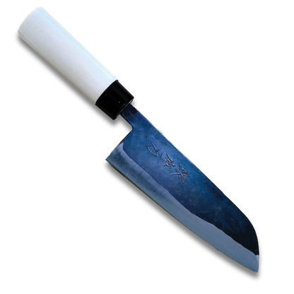 Aogami 165 | Santokumesser 165mm Blau#2 Weicheisenklinge | Hergestellt in Japan