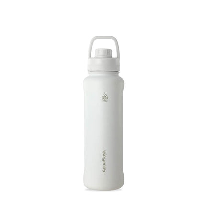AquaFlask 1080ml (40oz) Edelstahl-Trinkflasche mit Sportverschluss – Heiß- & Kaltgetränke, auslaufsicher, BPA--frei