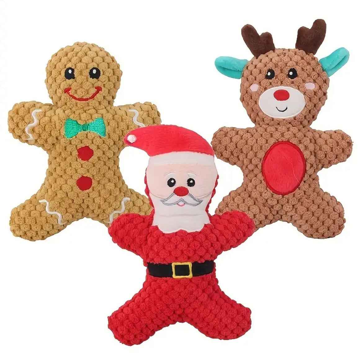 Holly Jolly Dog Toy | Christmas Dog Toy