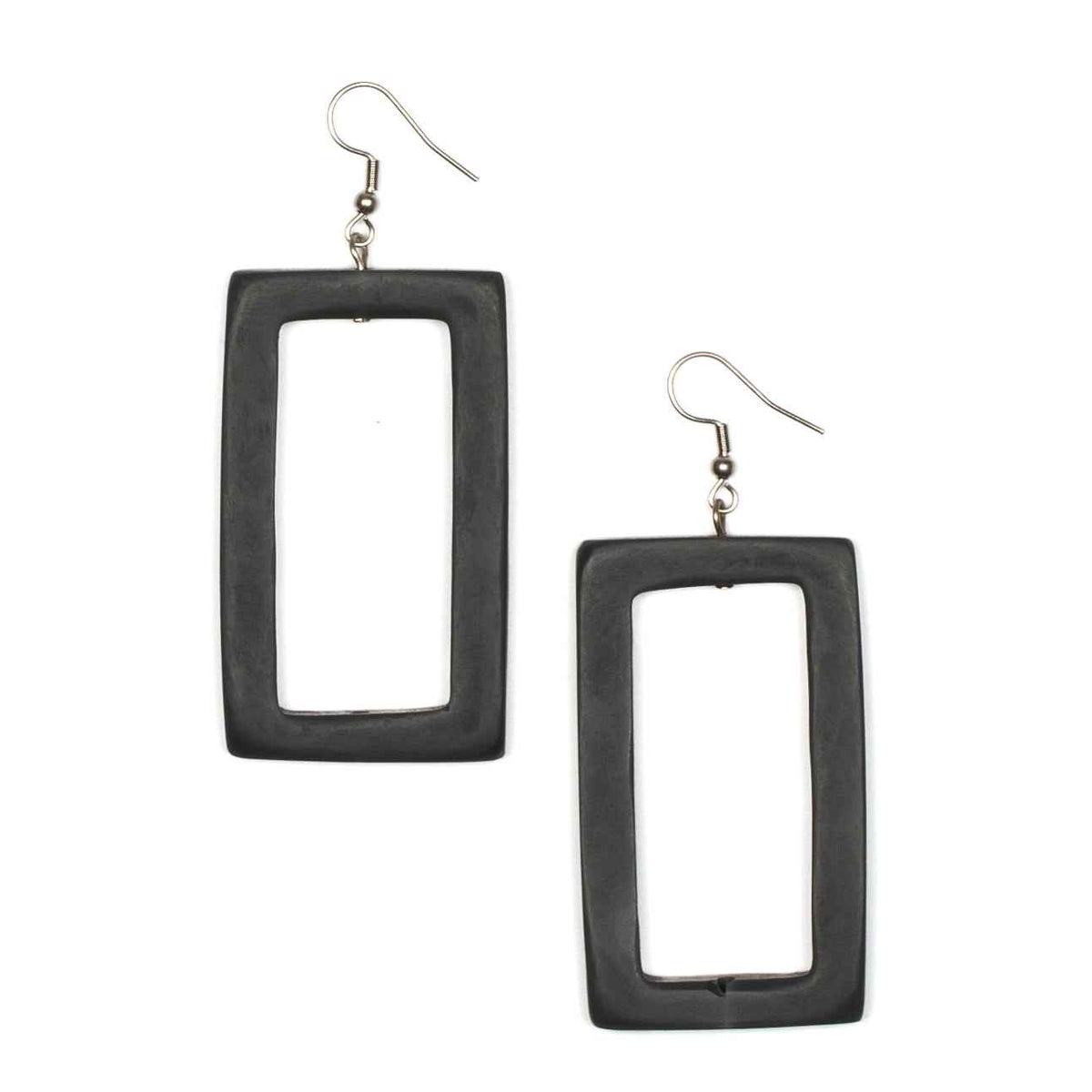 Resin Rectangular Earring