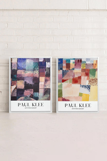 DUO PAUL KLEE (2 Kunstwerke auf gespannter Leinwand)