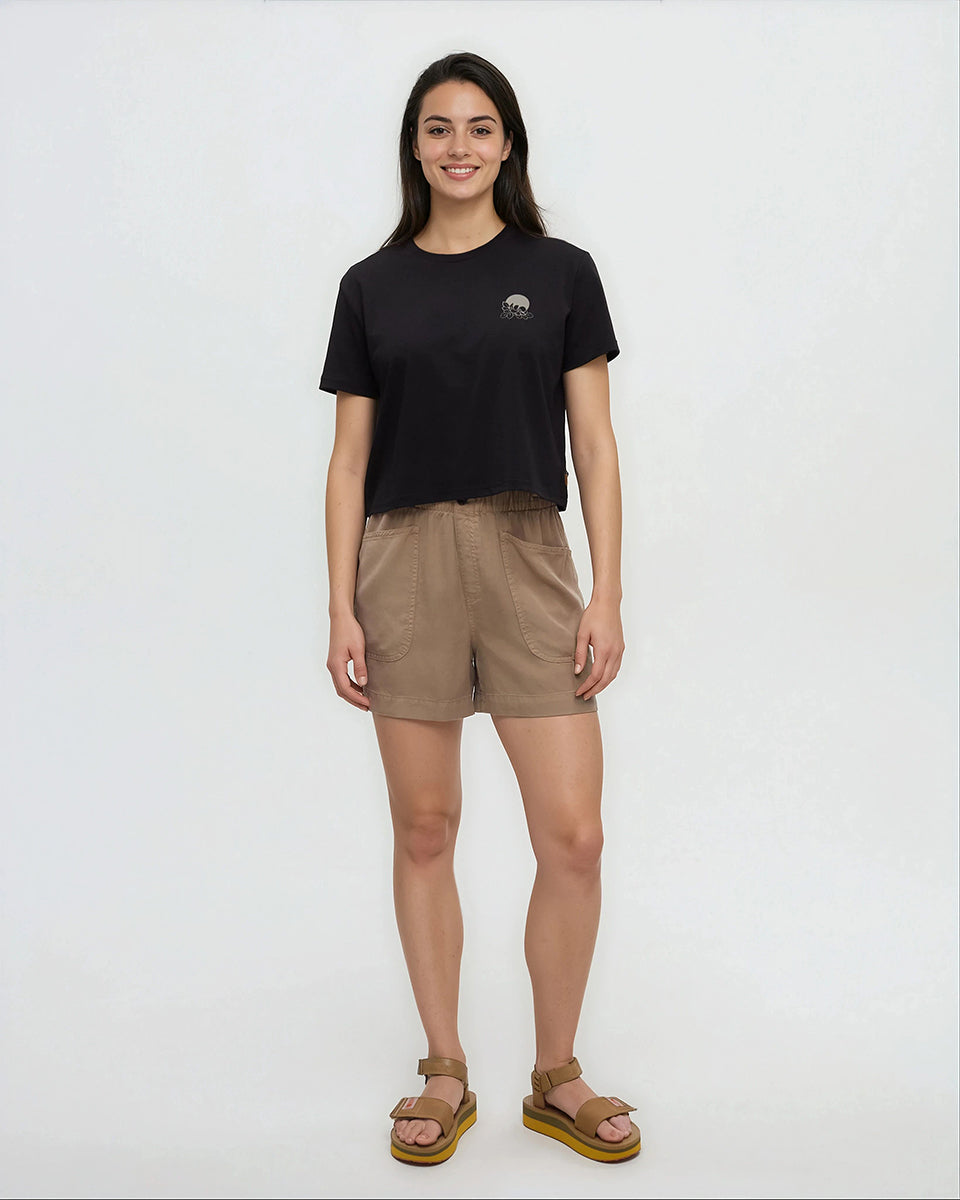 Crop-T-Shirt Wild Rose Lake