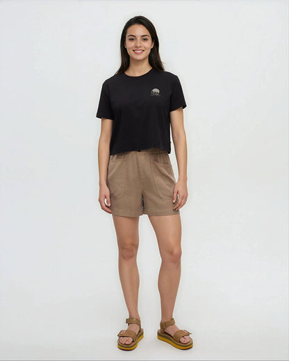 Crop-T-Shirt Wild Rose Lake