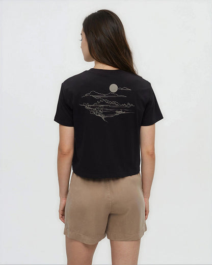 Crop-T-Shirt Wild Rose Lake